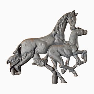 Ornement de Chevaux en Fonte