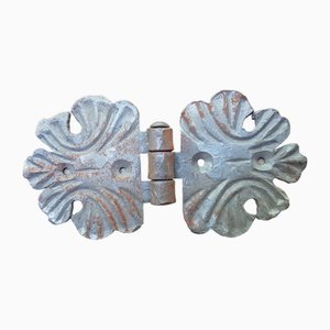 Porte à Charnière Gothique Antique en Fer Forgé