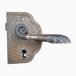 Wrought Iron Lock with Handle