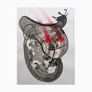 Stefano Mazzolini, Bomby, 2021, Acrylic on Paper