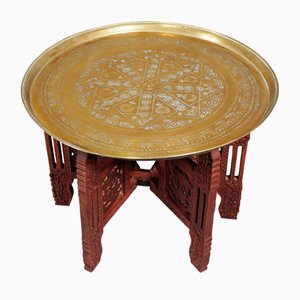 Orient Islamic Hammer Engraved Table Tray, 1940s