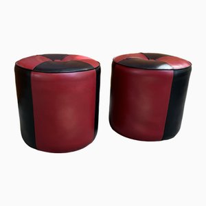 Mid-Century Ottomane, 1950er, 2er Set