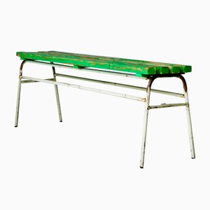 Banc Industriel en Pin, 1960s