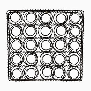 Charcoal Meshwire Wall Decoration