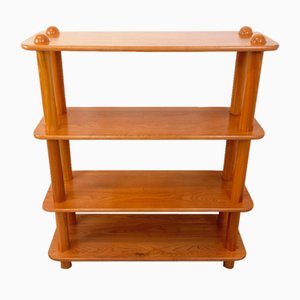 Libreria vintage in olmo, anni '80