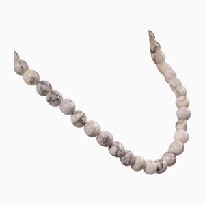 Collier Vintage avec Pierres Précieuses et Magnésite, 1980s