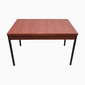 Ausziehbarer Esstisch aus Teak und Metall, 1965