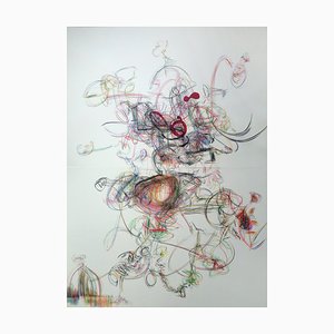 Stefano Mazzolini, Cateda, 2023, Pastel on Paper