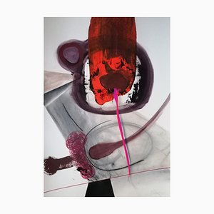 Stefano Mazzolini, Fiorge, 2023, Acrylic on Paper