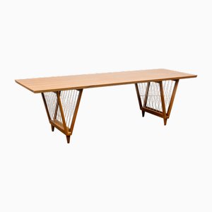 Vintage Coffee Table in Walnut, 1950s