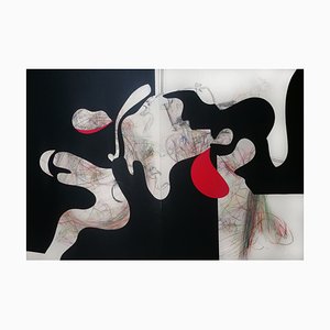 Stefano Mazzolini, Sgama, 2023, Collage & Pastel on Paper