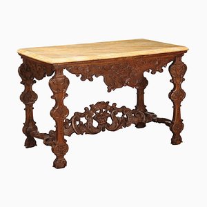 Baroque Console Table in Limewood