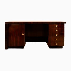 Desk in Macassar Ebony by Bruno Paul for Deutsche Werkstätten Hellerau, 1920s