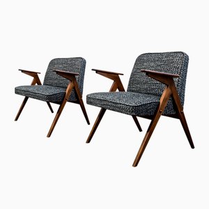 Fauteuils Bunny Mid-Century, 1970s, Set de 2