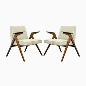 Poltrone Bunny Mid-Century, anni '70, set di 2