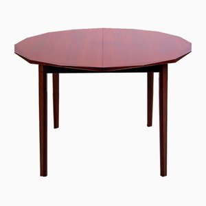 Italian Extendable Rosewood Table, 1960s