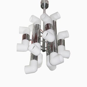 Modernist Pop Art Chandelier from Mazzega, 1970s