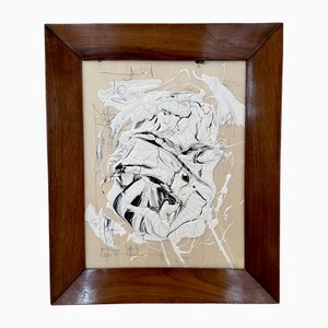 Felix Bachmann, Abstract Composition, 2020s, Mixed Media, Framed