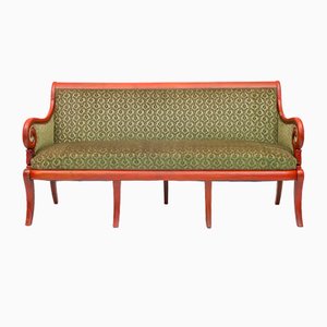 Vintage Velvet Bench, 1950s