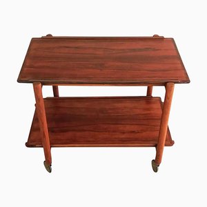 Fully Restored Multi Functional Danish Modular Rosewood Bar Table attributed to Poul Hundevad, 1960s