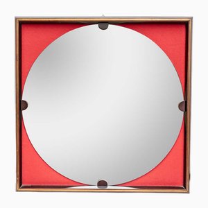 Espejo con marco de palisandro de Carlo De Carli, años 60