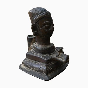 Indian Bronze Statue of Shiva Mukhalinga