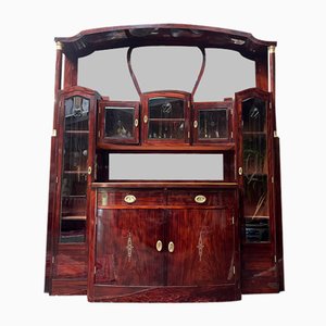 Mobiletto Art Nouveau in pino
