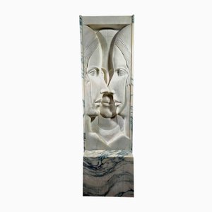 Vintage Art Deco Marble Sculpture of the Three Graces, 1920