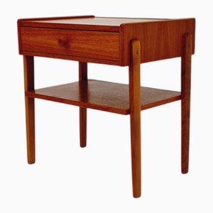 Table d'Appoint Mid-Century en Teck, Danemark, 1960s