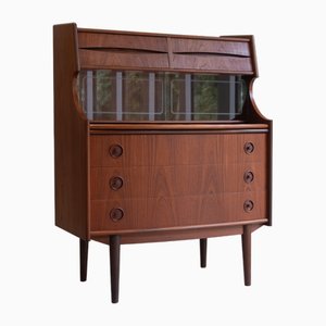 Moderner skandinavischer Sekretär aus Teak von Gunnar Falsig, 1960er