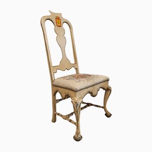 19th Century Baroque Chair Heraldic Emblem, Spain