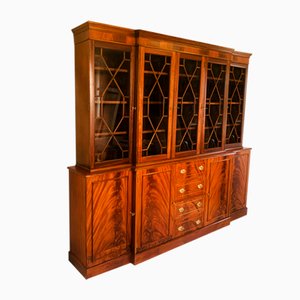 Mueble inglés de caoba con cajones, años 60