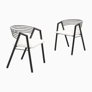 Set of Postmodern Dining Chairs, 1980s