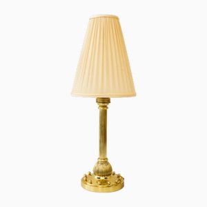 Art Deco Table Lamp with Fabric, 1920s