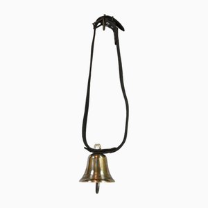 Pyrenees Mountain Cow Bell in Brass, 1920s