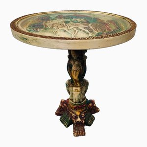 Table Vintage en Albâtre Sculpté, 1970s