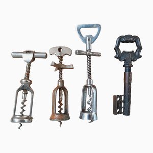 French Corkscrews, 1940s, Set of 4