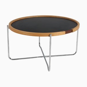 Oak, Steel, and Formica Tray Table Model Ge453 attributed to Hans J. Wegner, 1960s