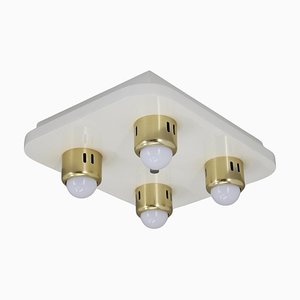 Flush Mount Ceiling Light, Italy, 1970s