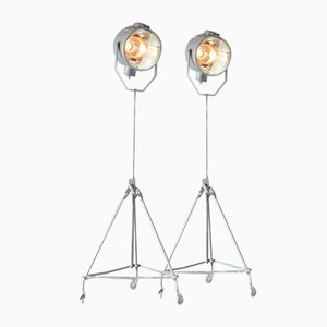 Lampada da terra Inspection di Peter Behrens per Zeiss Ikon, fine XIX secolo