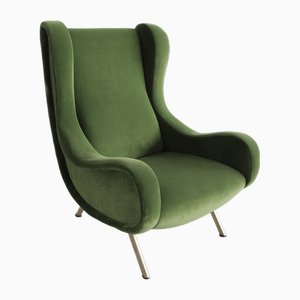 Italian Senior Lounge Chair by Marco Zanuso for Arflex, 1955