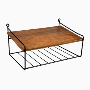 Vintage Teak Wall Shelf, 1960s
