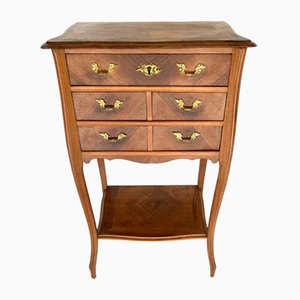 Tavolino in stile Luigi XV in faggio, inizio XX secolo