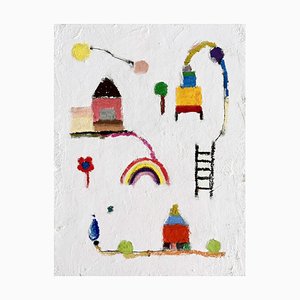 Nina Lanner, In the Country, Acrylic on Canvas, 2024