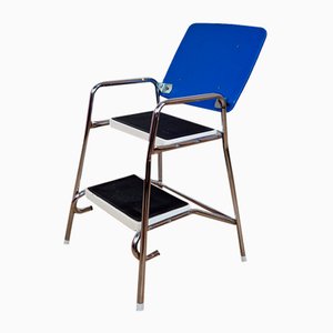 Industrieller Vintage Tritthocker von FRZ, 1970er