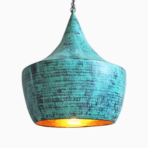 Hand Hammered Copper Lantern, 2010s