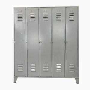 Vintage Industrial Locker Cabinet