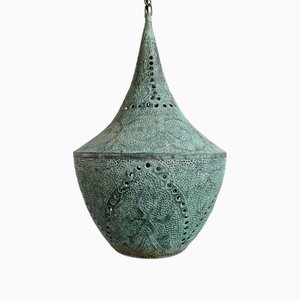 Kupferne Verdigris Dot Hängelampe, 2010er