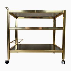 Vintage Hollywood Regency Barwagen, 1980er