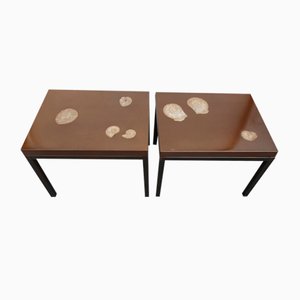 Tables d'Appoint par Ado Chale, Belgique, 1970s, Set de 2